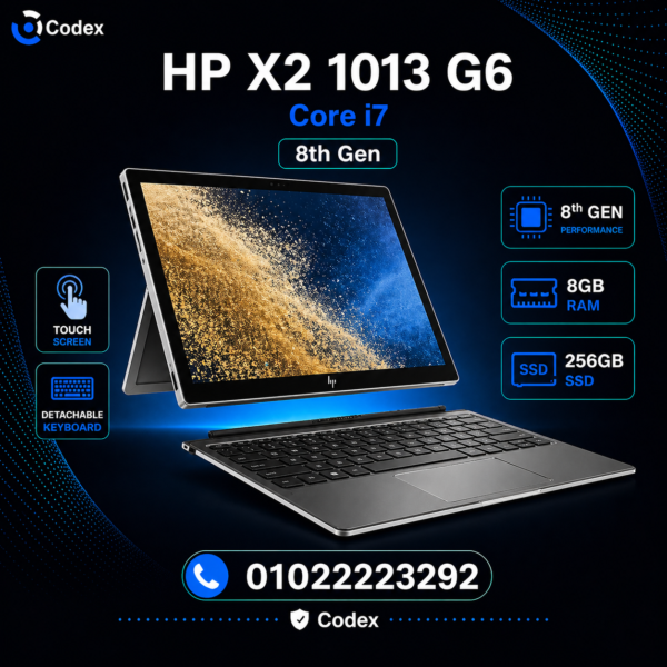 HP X2 1013 G6 – Core i7 8th Gen