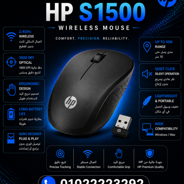 HP S1500 Wireless Mouse